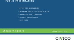 PUBLIC PRESENTATION - Sherborn Square