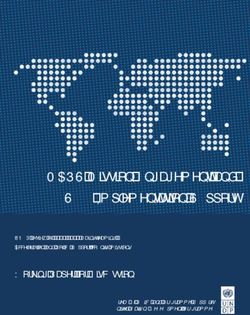 MAPS Mission Engagement and SDG Implementation Support - Working Paper for Discussion