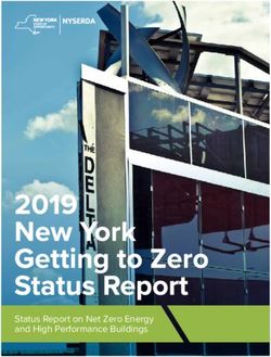 Status Report on Net Zero Energy and High Performance Buildings