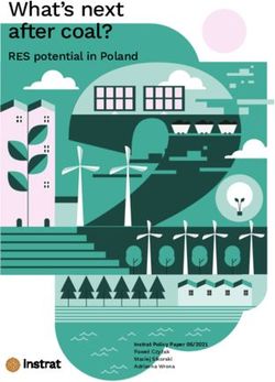 What's next after coal? - RES potential in Poland - Instrat Policy Paper 06/2021 Paweł Czyżak Maciej Sikorski Adrianna Wrona