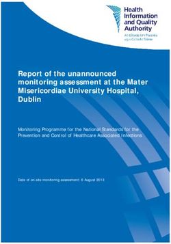 Report of the unannounced monitoring assessment at the Mater Misericordiae University Hospital, Dublin