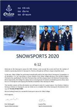 SNOWSPORTS 2020 K-12 - Oxley College