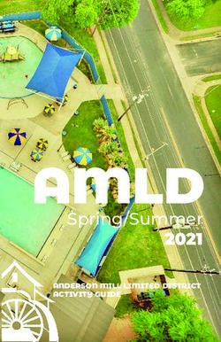 AMLD Spring/Summer 2021 - ANDERSON MILL LIMITED DISTRICT ACTIVITY GUIDE