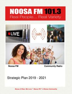 STRATEGIC PLAN 2019 2021 - NOOSAFM COMMUNITYRADIO - NOOSA FM