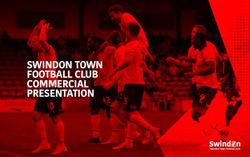 SWINDON TOWN FOOTBALL CLUB COMMERCIAL PRESENTATION - Swindon Town Football club