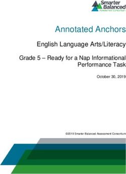 Annotated Anchors English Language Arts/Literacy - Grade 5 - Ready for a Nap Informational Performance Task