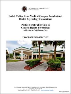 Isabel Collier Read Medical Campus Postdoctoral Health Psychology Consortium Postdoctoral Fellowship in Clinical Health Psychology