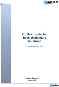 Profiles of selected bank challengers in Europe - Company profiles, 2019 - Inteliace Research