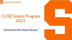 CUSE Grants Program 2021 - Humanities Information Session - Office of Research - Syracuse ...