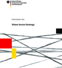 Water Sector Strategy - StrategieS 152