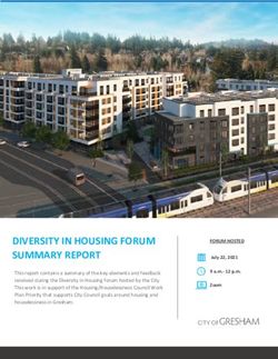 DIVERSITY IN HOUSING FORUM SUMMARY REPORT - City of Gresham