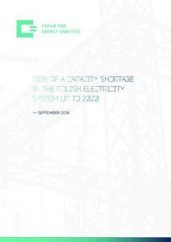 RISK OF A CAPACITY SHORTAGE IN THE POLISH ELECTRICITY SYSTEM UP TO 2020- SEPTEMBER 2014