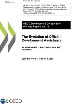 The Evolution of Official Development Assistance