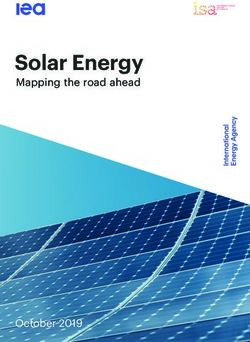 Solar Energy Mapping the road ahead - October 2019 - NET