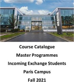 Course Catalogue Master Programmes Incoming Exchange Students Paris Campus Fall 2021 - SKEMA Business School