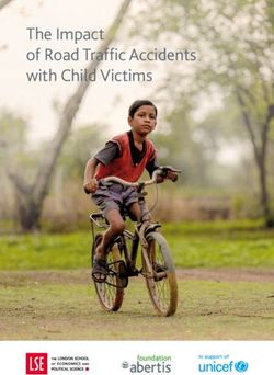 The Impact of Road Traffic Accidents with Child Victims - Abertis