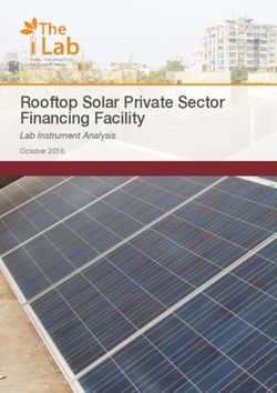 Rooftop Solar Private Sector Financing Facility - Lab Instrument Analysis October 2016 - Climate ...
