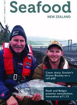 3 Seafood - Cover story: Sinclair's Ocean Bounty on a roll p20 Nash and Bolger promise consultation, innovation p11,13 - Seafood New Zealand