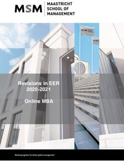 Revisions in EER 2020-2021 Online MBA - Maastricht School ...