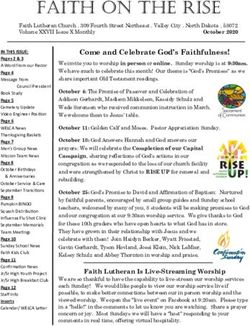 Faith On the rise - Valley City Faith Lutheran