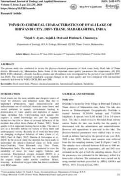PHYSICO-CHEMICAL CHARACTERISTICS OF OVALI LAKE OF BHIWANDI CITY, DIST-THANE, MAHARASHTRA, INDIA - Zenodo