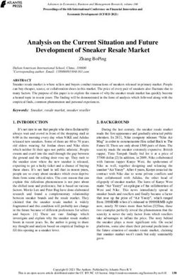 Analysis on the Current Situation and Future Development of Sneaker Resale Market