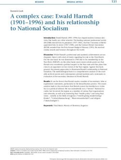 A complex case: Ewald Harndt (1901-1996) and his relationship to National Socialism - DZZ International