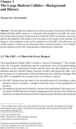 The Large Hadron Collider-Background and History