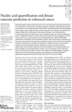 Nucleic acid quantification and disease outcome prediction in colorectal cancer