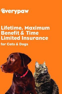 Lifetime, Maximum Benefit & Time Limited Insurance - for Cats & Dogs