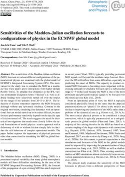 Sensitivities of the Madden-Julian oscillation forecasts to configurations of physics in the ECMWF global model