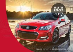 2017 REPORT TRUSTEE - HOLDEN EMPLOYEES SUPERANNUATION FUND - SuperFacts.com