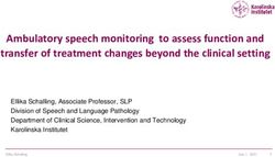 Ambulatory speech monitoring to assess function and transfer of treatment changes beyond the clinical setting - Movement Disorder ...