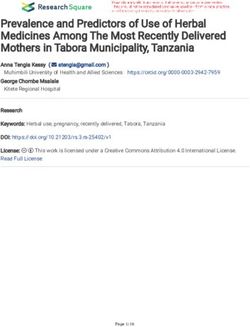 Prevalence and Predictors of Use of Herbal Medicines Among The Most Recently Delivered Mothers in Tabora Municipality, Tanzania