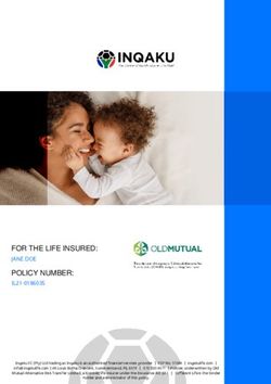 FOR THE LIFE INSURED: JANE DOE POLICY NUMBER: IL21-0186035 - Different