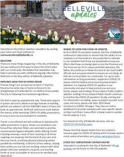 Updates - City of Belleville