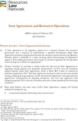 State Agreements and Resources Operations
