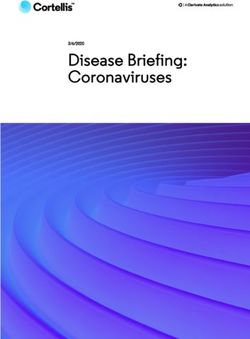 Disease Briefing: Coronaviruses 3/6/2020 - Clarivate Analytics