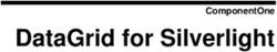 DATAGRID FOR SILVERLIGHT - COMPONENTONE
