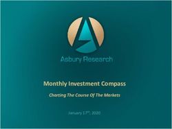 Monthly Investment Compass - Charting The Course Of The Markets January 17th, 2020 - Asbury Research
