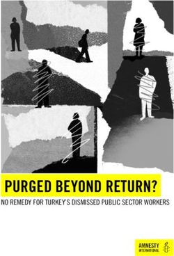 PURGED BEYOND RETURN? - NO REMEDY FOR TURKEY'S DISMISSED PUBLIC SECTOR WORKERS - Amnesty International Österreich