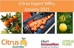 Citrus Export MRLs January 2021 - Citrus Australia