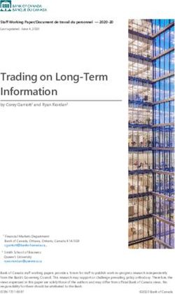 Trading on Long-Term Information - Banque du Canada