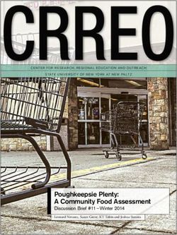 Poughkeepsie Plenty: A Community Food Assessment - Discussion Brief #11 - Winter 2014