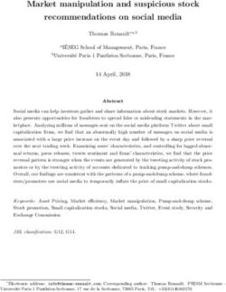 Market manipulation and suspicious stock recommendations on social media - Thomas Renault