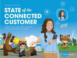 STATE CONNECTED CUSTOMER - THIRD EDITION Insights from over 8,000 consumers and business buyers worldwide - Fink & Fuchs