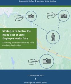 Strategies to Control the Rising Cost of State Employee Health Care