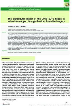 The agricultural impact of the 2015-2016 floods in Ireland as mapped through Sentinel 1 satellite imagery