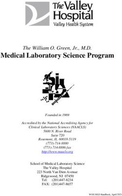 Medical Laboratory Science Program - The William O. Green, Jr., M.D - Valley Health System