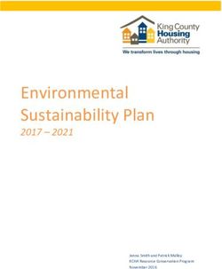 Environmental Sustainability Plan 2017 - 2021 - King County Housing ...